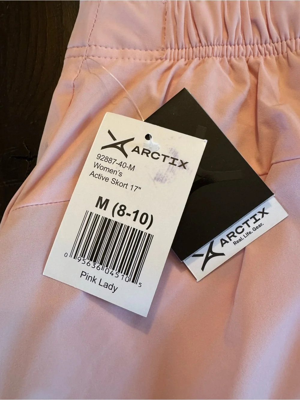 Arctix Pink Active Skort 17” Length UPF 50 Quick Dry Golf Tennis Hiking Travel